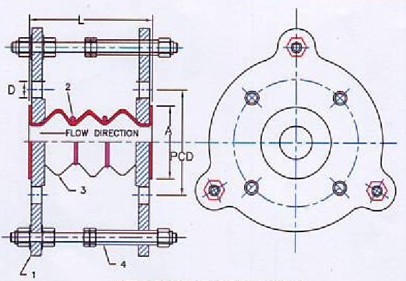 PTFE EXPANSION BELLOWS